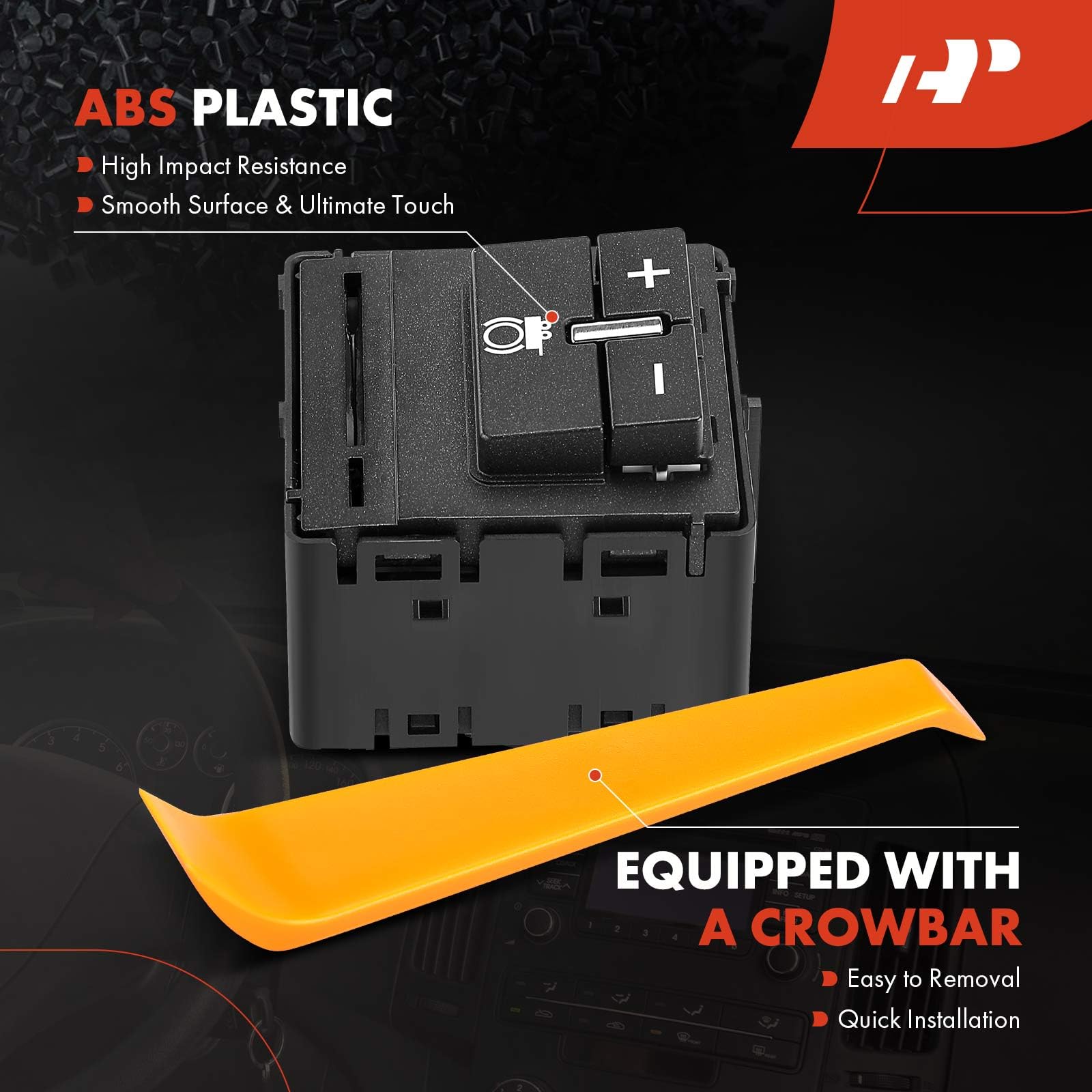 A-Premium Trailer Brake Control Switch in use demonstrates towing-ready control.