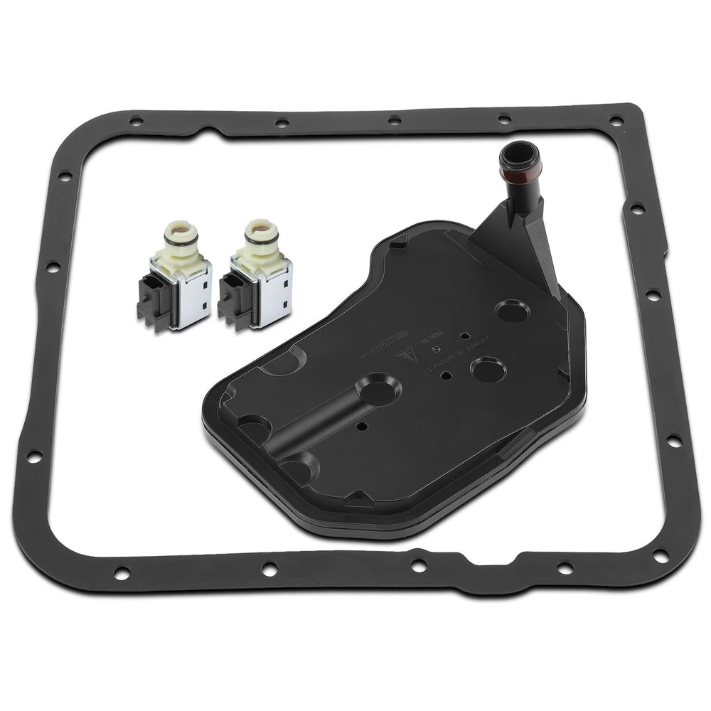 A-Premium transmission shift solenoid front view for compact, reliable replacement.