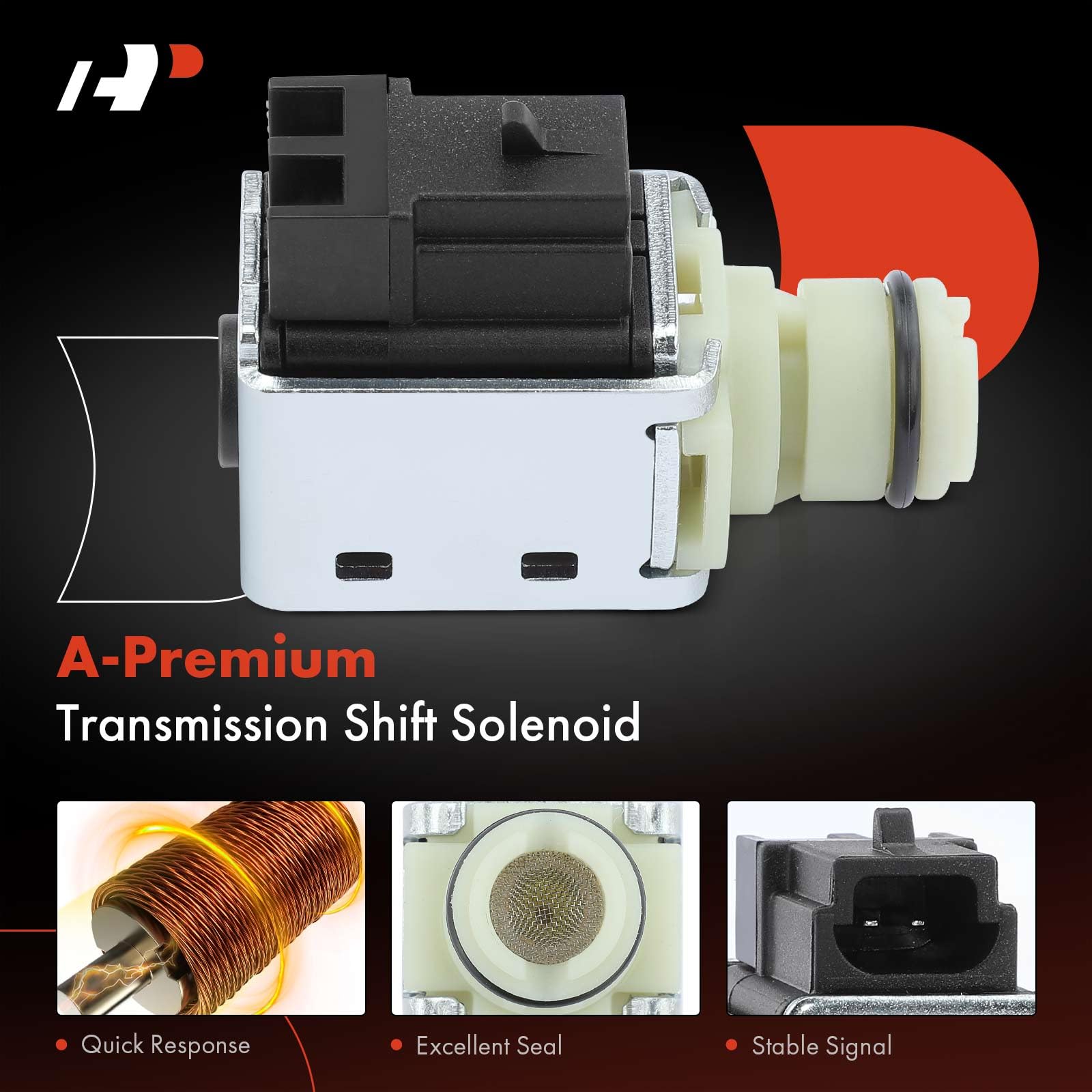 A-Premium solenoid side detail showing robust connectors for long-lasting performance.