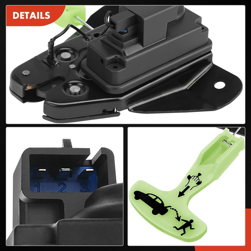 A-Premium trunk latch actuator for Avenger rear tailgate withstands daily use
