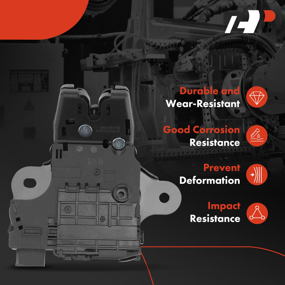 A-Premium trunk latch actuator close-up reveals sturdy 4-pin terminal for secure connection