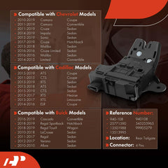 A-Premium trunk latch actuator fitment guide helps Impala and Camaro owners verify compatibility