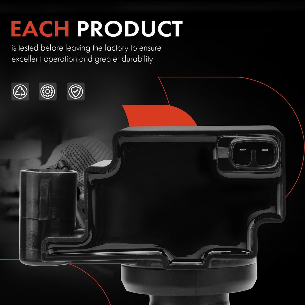A-Premium Tundra ignition coils 3-wire connector view improves plug-and-play fit.