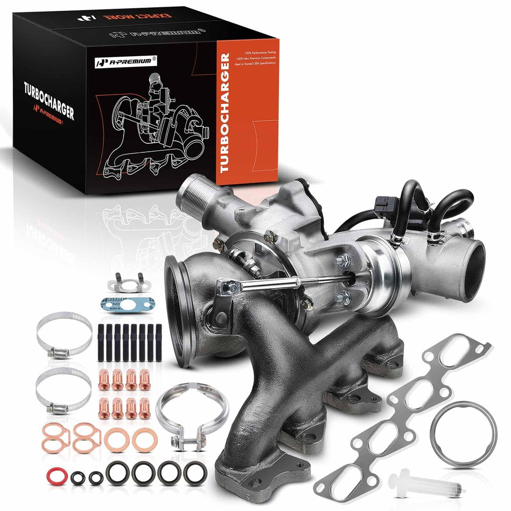 A-Premium turbocharger kit for Buick Encore 1.4L; ready for installation.