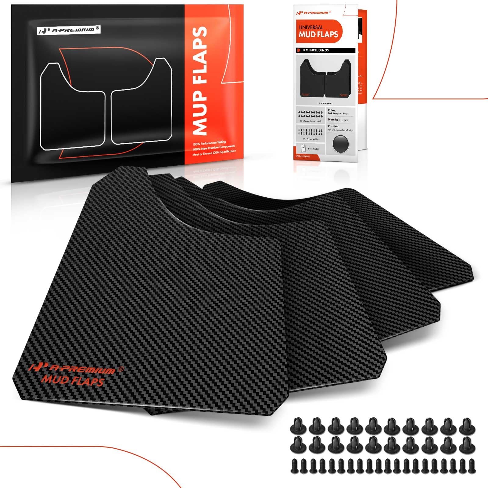 A-Premium mud flaps on rugged road scenario demonstrates protection