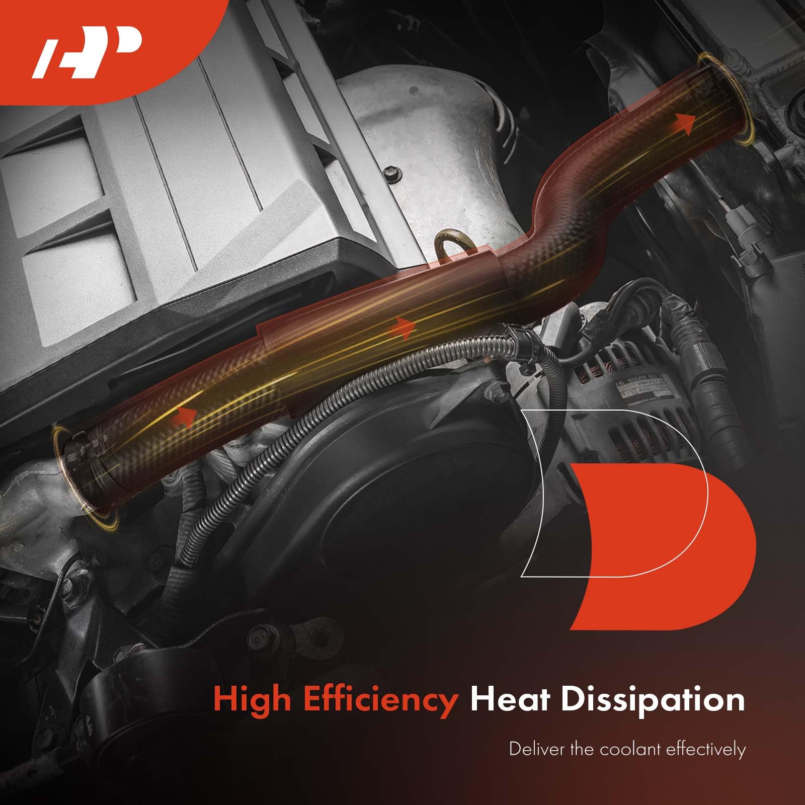 A-Premium upper radiator hose for BMW E91 328i xDrive helps prevent leaks.