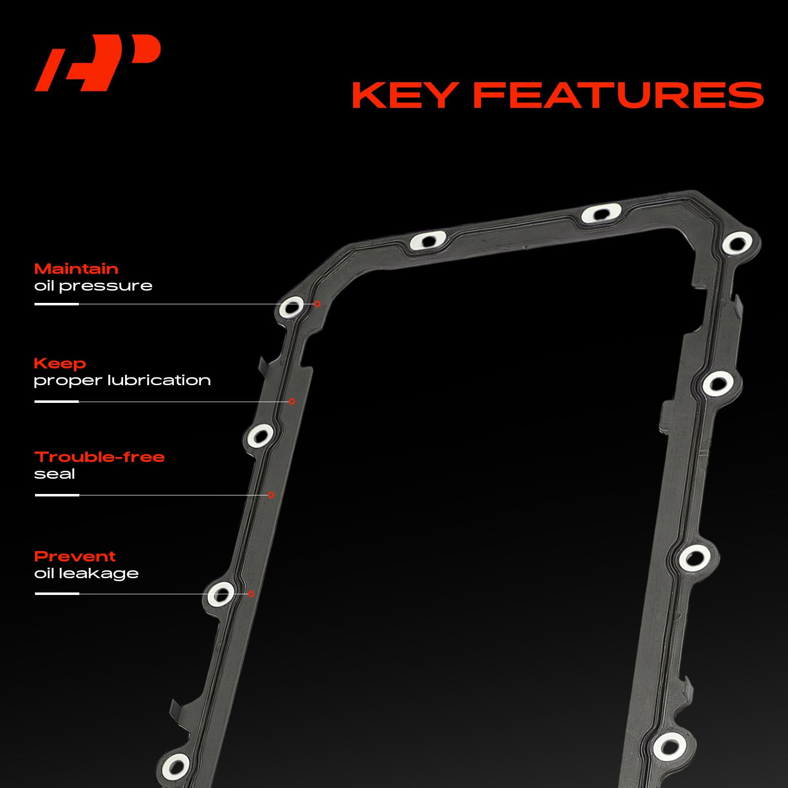 A-Premium V8 5.0L gasket for Mustang 2018-2025 demonstrates compatibility