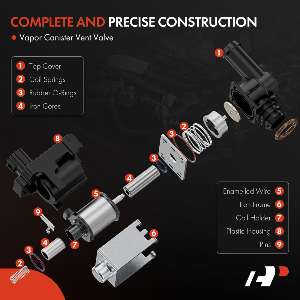A-Premium vacuum valve in the engine bay demonstrates space-saving fit.
