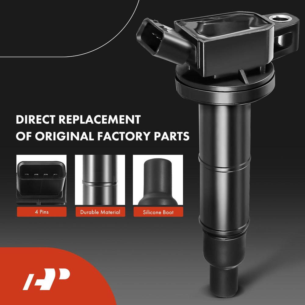 Valve-cover mounting location aligned for correct coil placement.