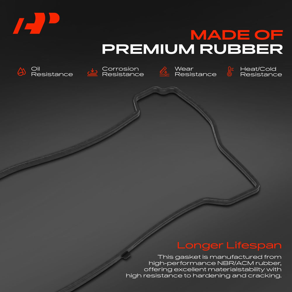 A-Premium valve cover gasket kit parts laid out includes seals and grommets for complete repair