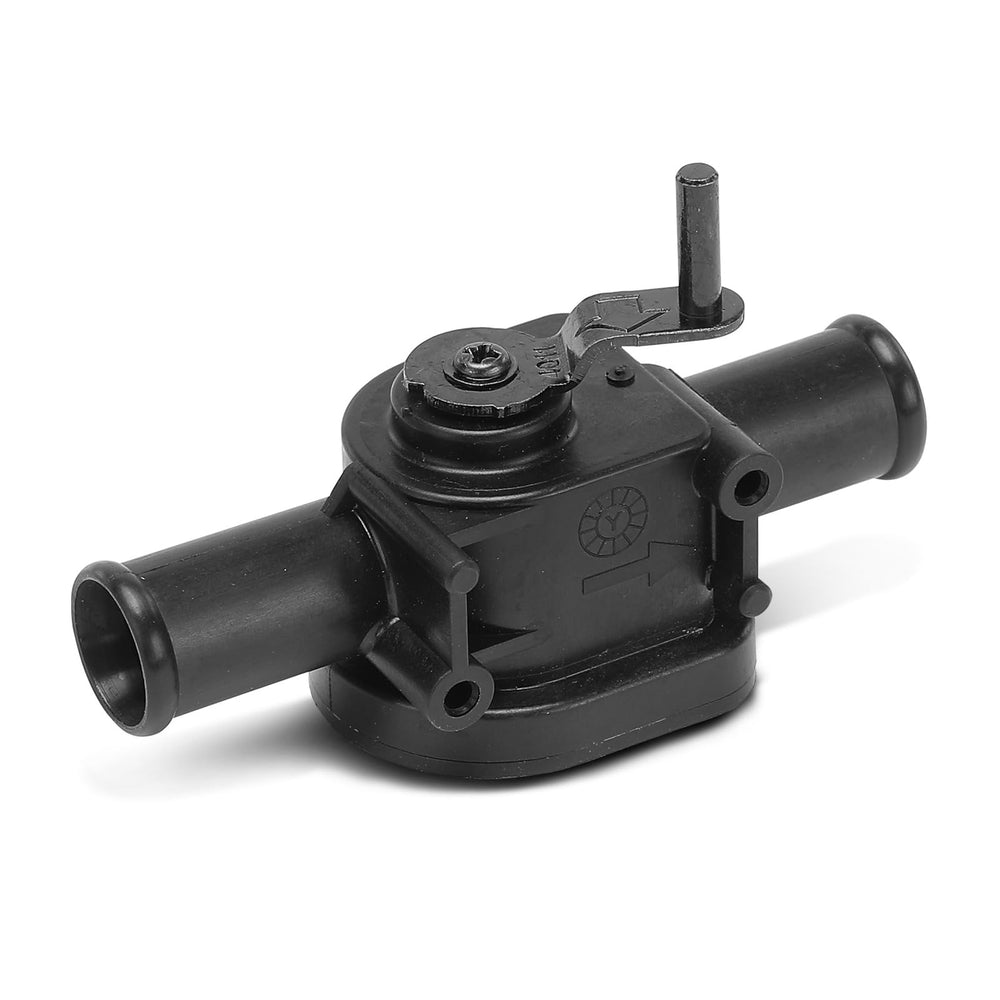 Internal cutaway view of A-Premium heater control valve showing flow passages