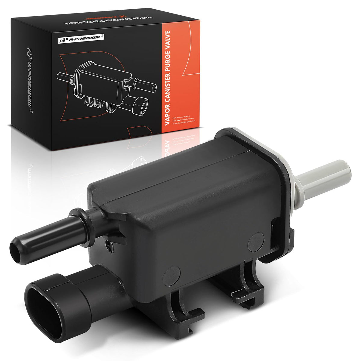 A-Premium purge valve closeup with durable seals for GM vehicles