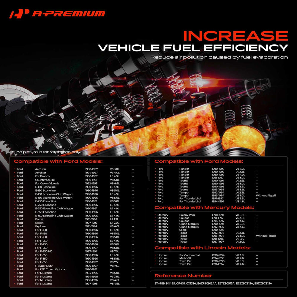 A-Premium purge valve installed on a Ford F-Series truck showing fitment.