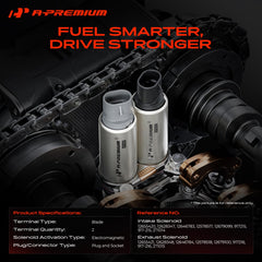 A-Premium intake solenoid installed in engine bay for replacement