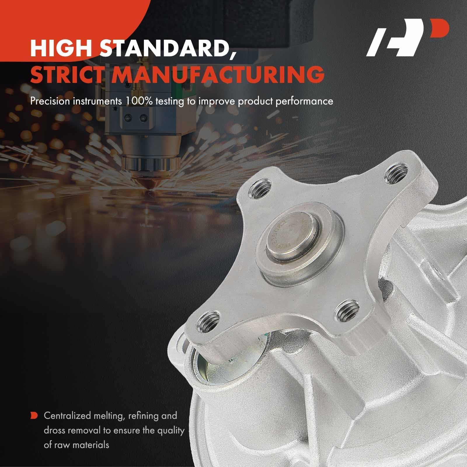 Aluminum housing of A-Premium water pump for efficient heat transfer
