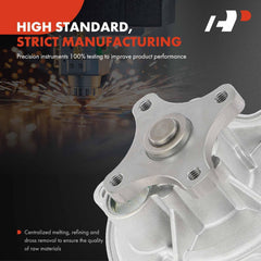Aluminum housing of A-Premium water pump for efficient heat transfer