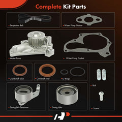 A-Premium water pump with gasket helps maintain cooling efficiency