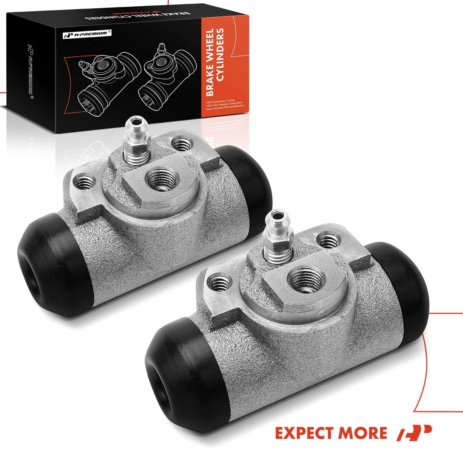 A-Premium pressure-tested wheel cylinder for reliable braking.