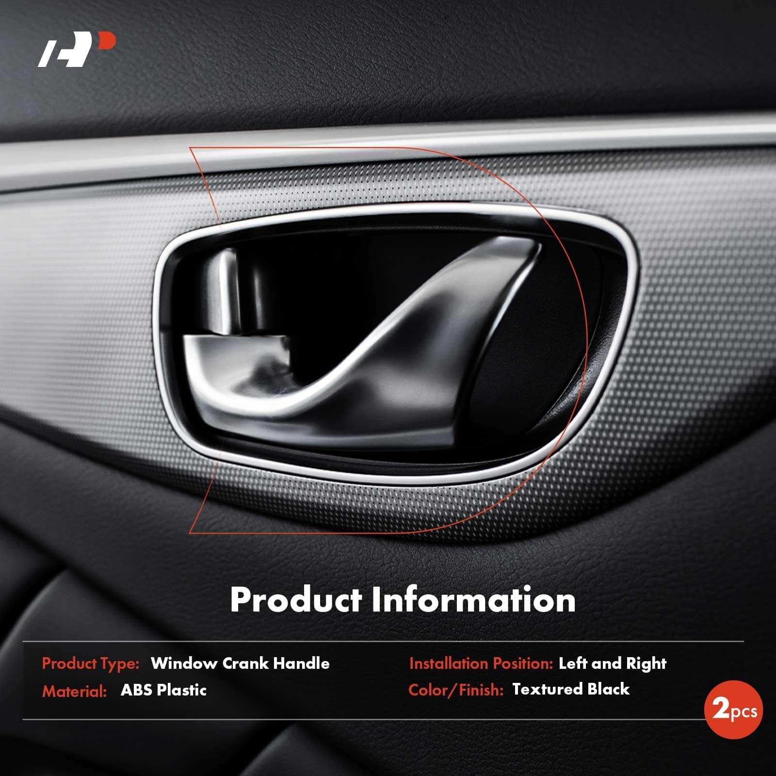 A-Premium window crank right for F-150 Heritage, smooth control, factory-fit feel