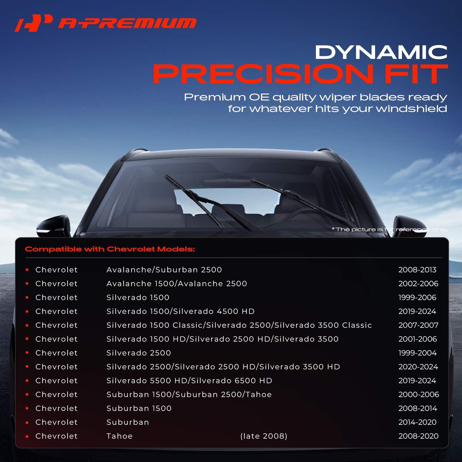 A-Premium wiper blades kit includes towel for easier setup
