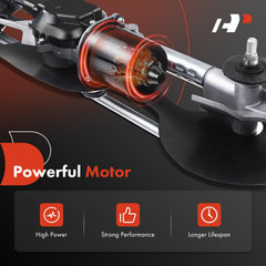 A-Premium wiper transmission linkage for Terrain 2010-2017 supports reliable wipe cycles.