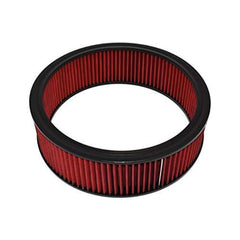 A-Team Performance 14x4 round high flow air filter element ready for installation