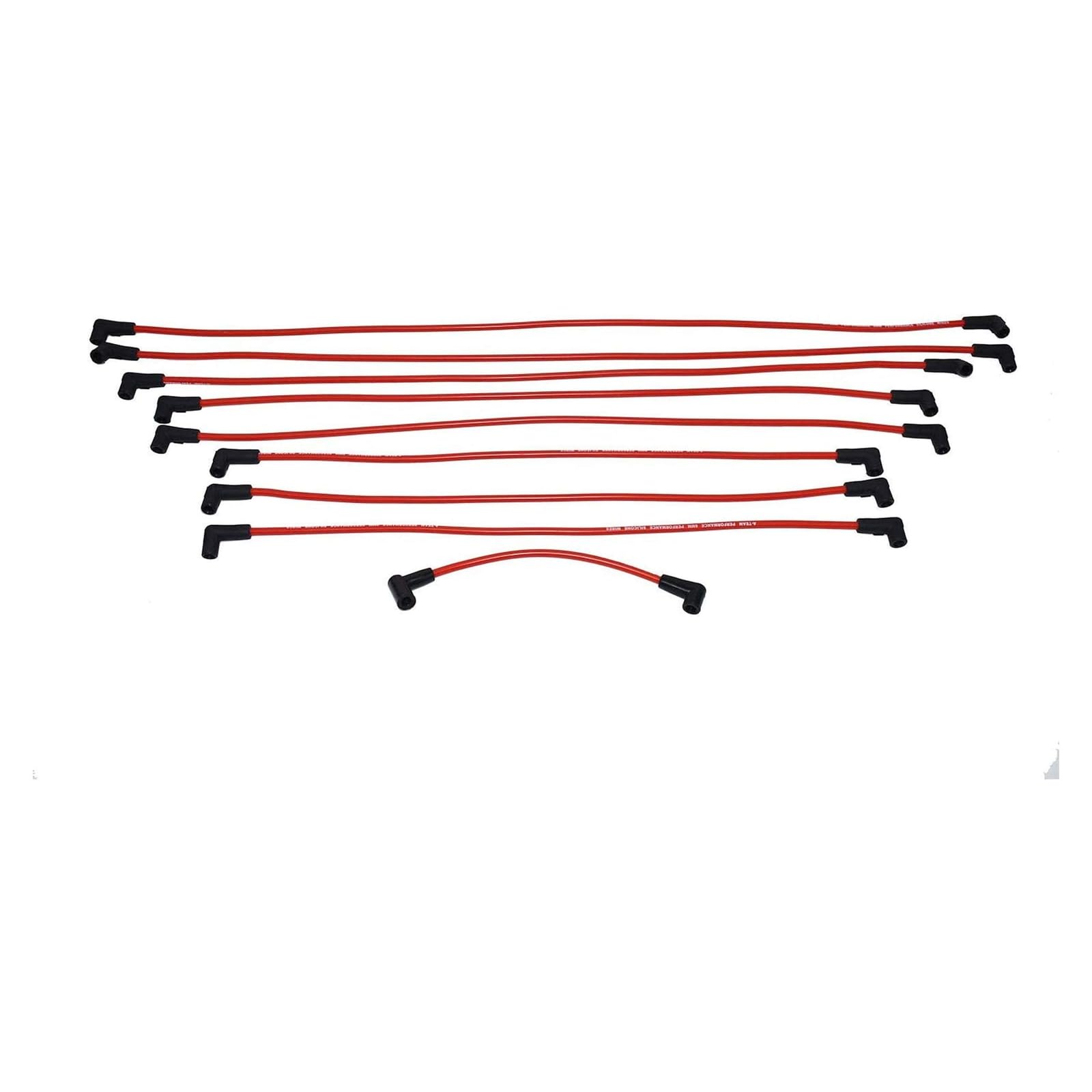 A-Team Performance 8mm red boot connectors for quick and secure installation.