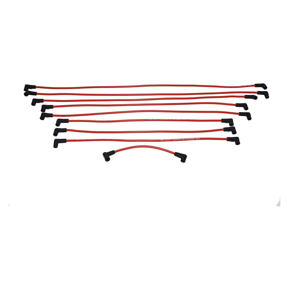 A-Team Performance 8mm red boot connectors for quick and secure installation.