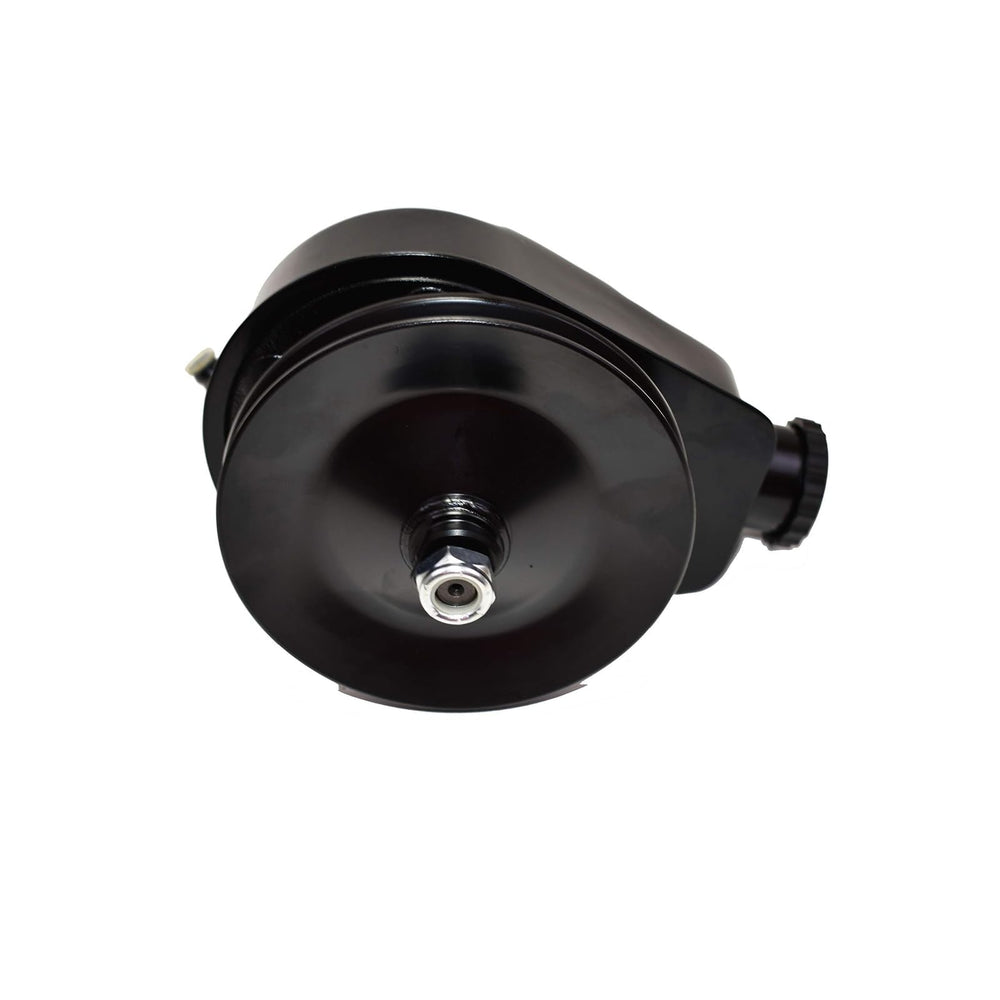 A-Team Performance steel keyway pulley dimensions, 5-3-4 inches OD, fits standard shafts.