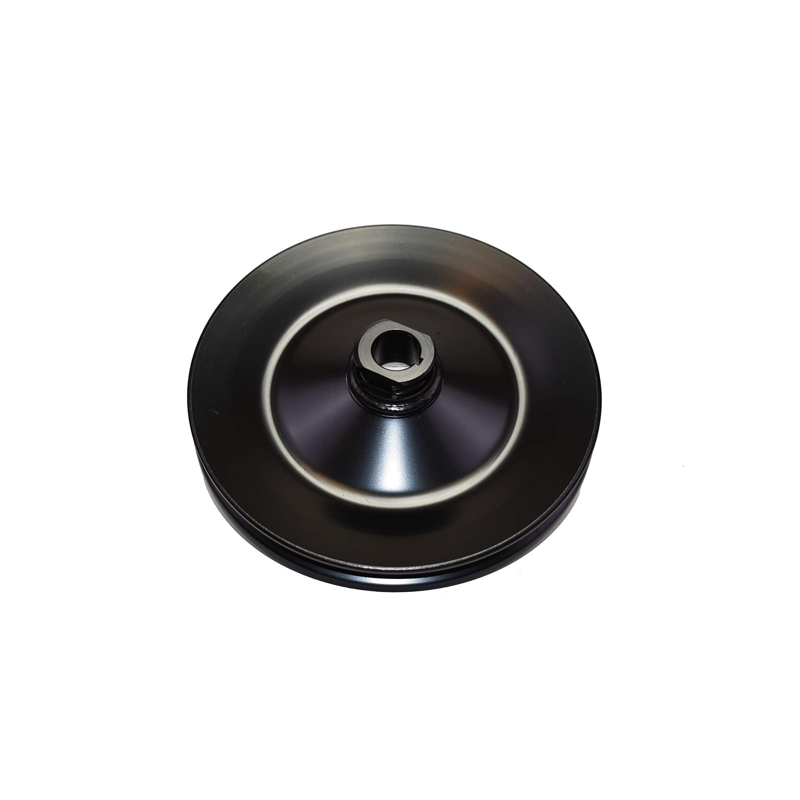 A-Team Performance steel keyway pulley packaging, ready for install.