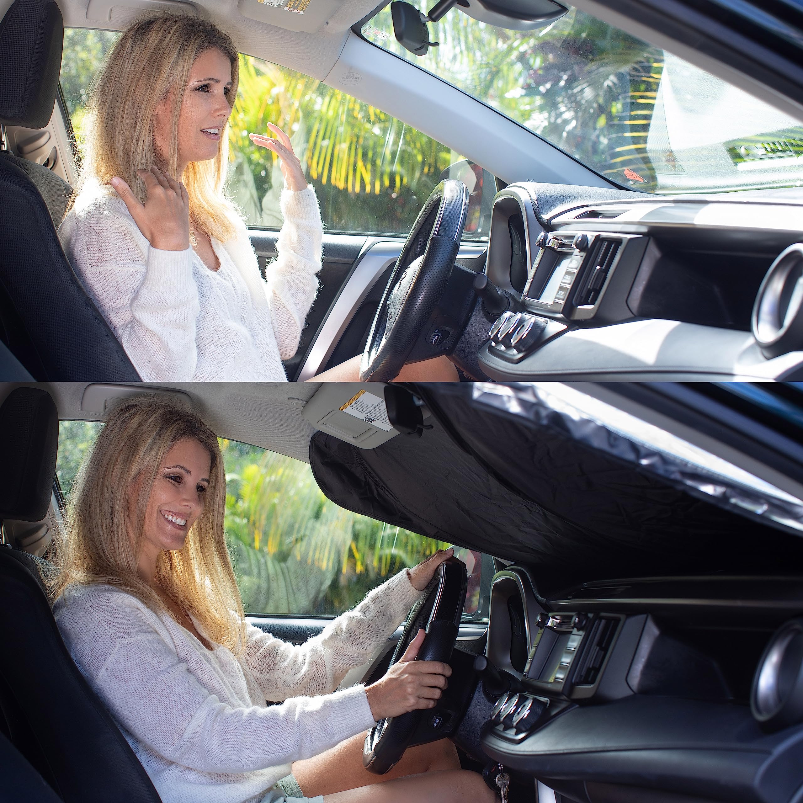 A1 Shades front window shade accessory enhances cabin comfort during commutes