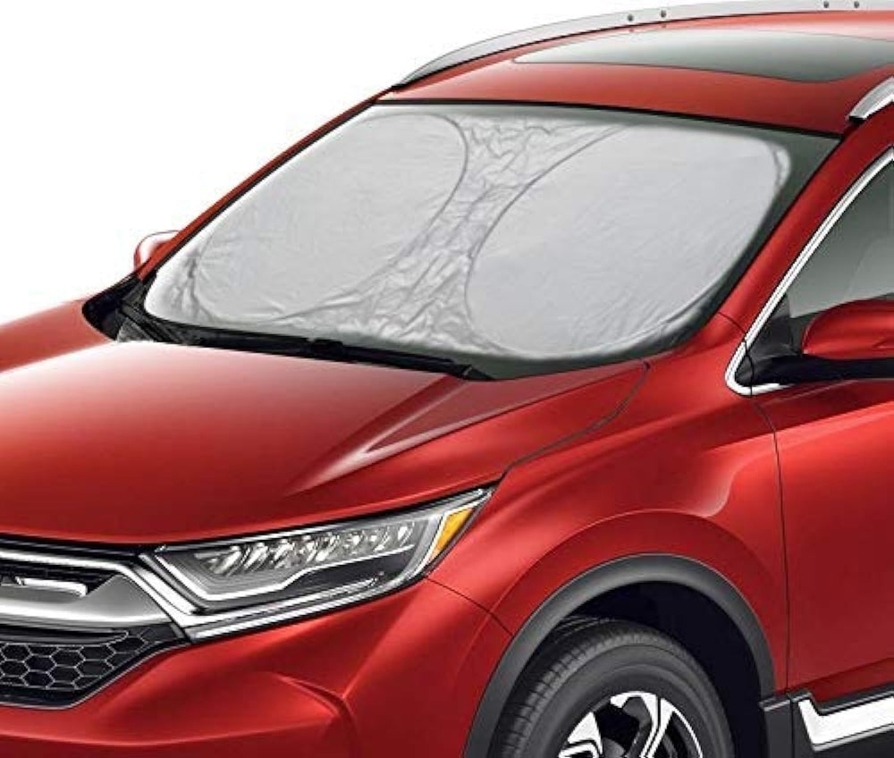 A1 Shades Sunshade on the XL front windshield reduces heat and glare for passengers.
