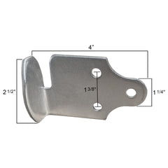 AA 8-sets bracket mounted on wood demonstrating right-angle support.