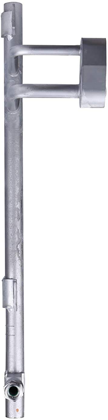 AA Ignition A/C condenser after-install vacuuming guidance image explains efficient recharge.