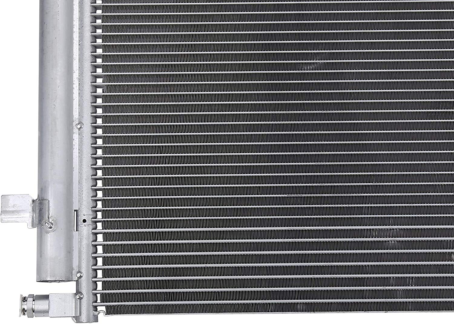 AA Ignition A/C condenser warranty tag emphasizes lifetime warranty support.