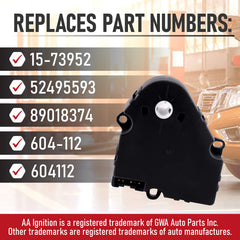 AA Ignition airflow path close-up—restores correct vent distribution and defroster function