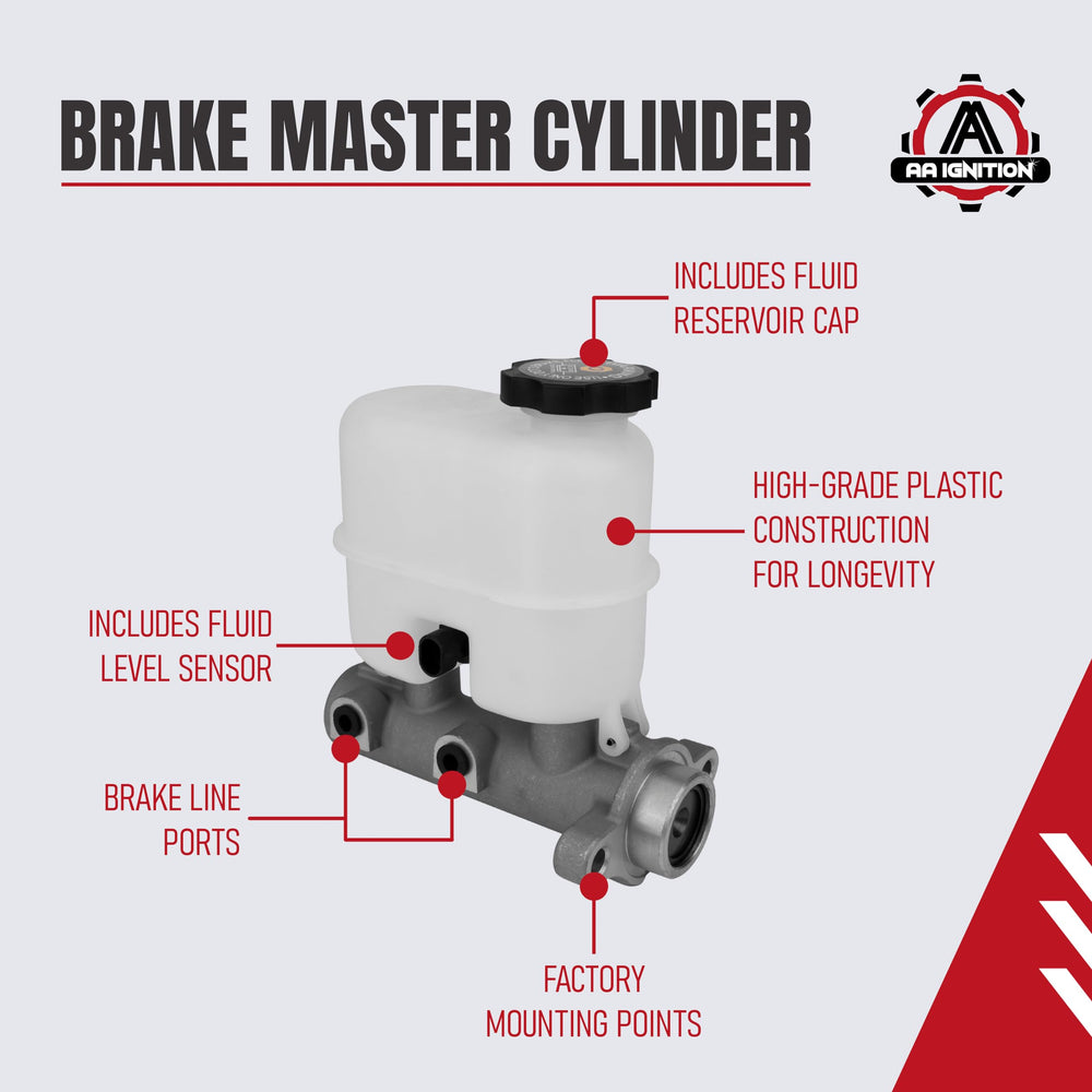 AA Ignition brake master cylinder for Chevrolet Suburban 1500 2002 installation