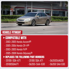 AA Ignition Honda CR-V 2005-2006 replacement enables straightforward installation.
