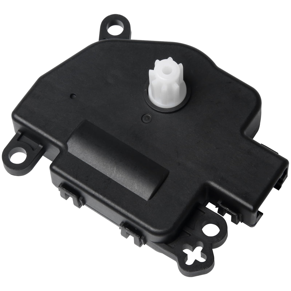AA Ignition HVAC air door actuator front view, compact direct-fit design for quick installation.