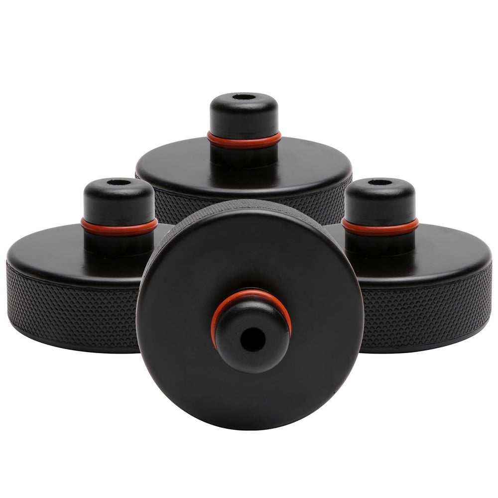 Proper lift-point engagement with AA Ignition pads for safer maintenance.