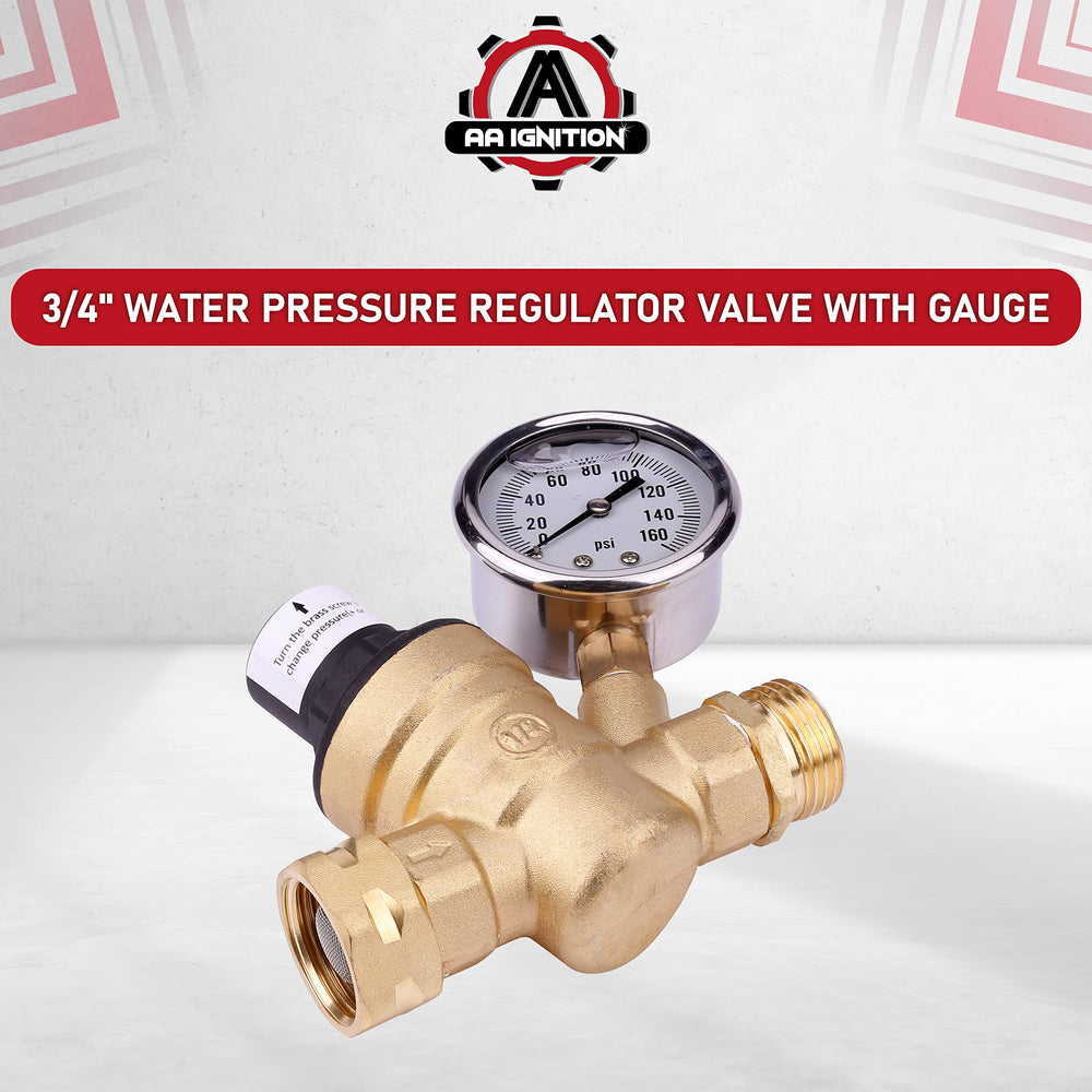 AA Ignition stainless steel gauge closeup for accurate pressure readings