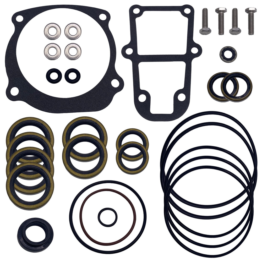 A.A gearcase seal kit shift housing gasket for Johnson E-Tec engines enhances seal reliability.