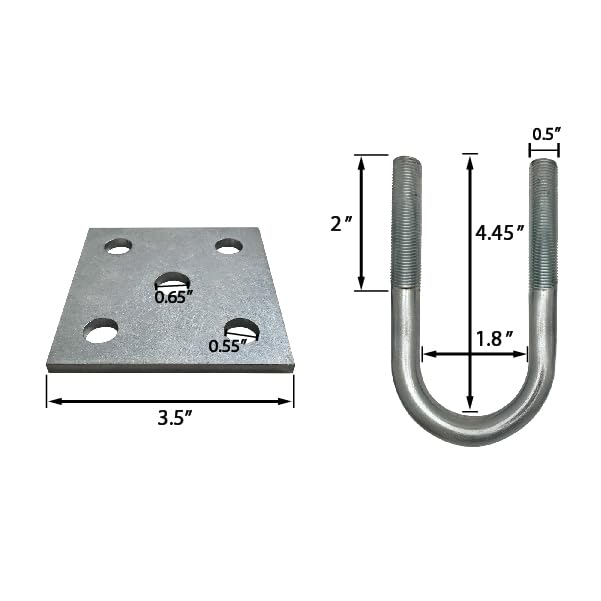 AA tie plates included for secure trailer connections