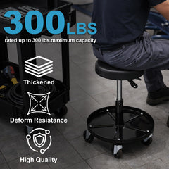 A A IN LT2A tool tray integrated beneath the seat for quick tool access.