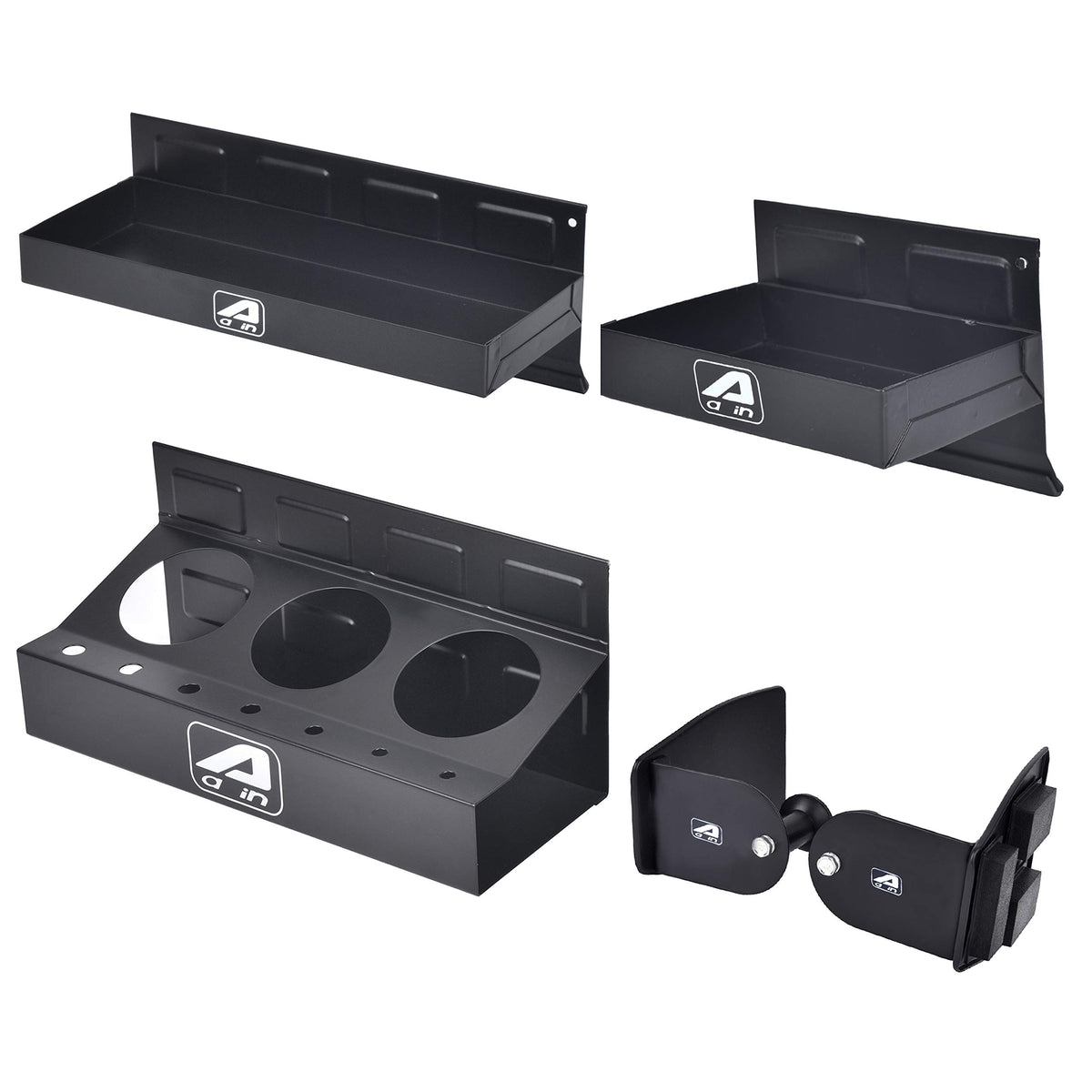 A A IN Magnetic toolbox trays side-mount 6in wide for organized tool storage on ferrous surfaces.
