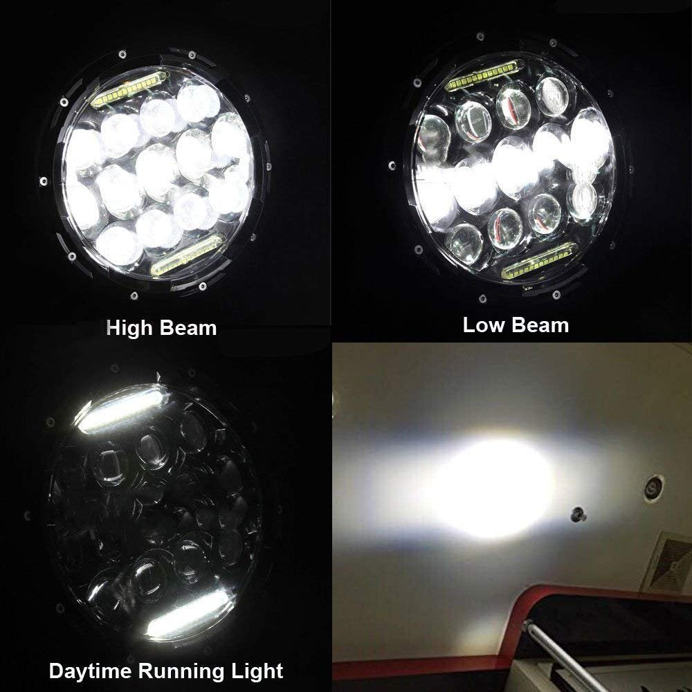 AAIWA 6000K pure white light for crisp nighttime visibility