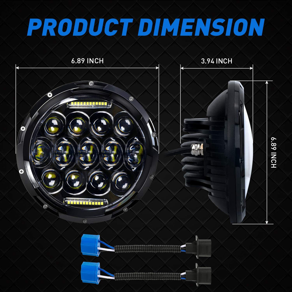 AAIWA H6024 high/low beam headlight with two-beam versatility