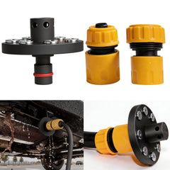 AAKQ magnetic disc flusher head for deep chassis cleaning and rust prevention.