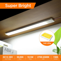 Aaleds dimming control from 10% to 100% for mood lighting