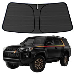 aatoppus 4Runner windshield shade front view blocks sun for cooler cabin